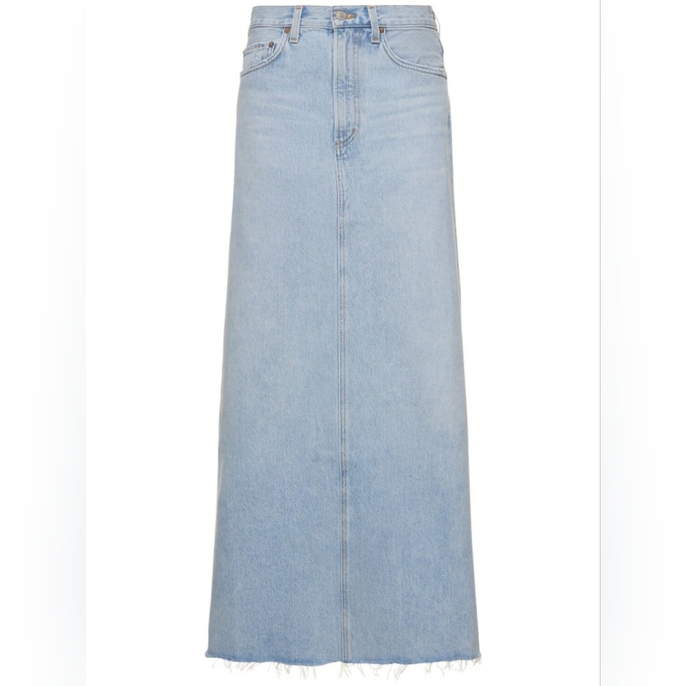 Agolde Hilla Denim Skirt